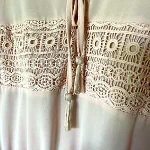 Maurices Blouse with tassel ties